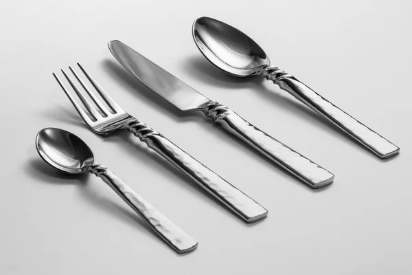 Cutlery set with Fork, Knife and Spoon — Stock Photo, Image