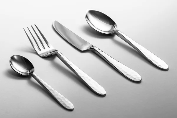 Cutlery set with Fork, Knife and Spoon — Stock Photo, Image