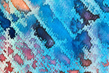 su renk resim üzerine suluboya kağıt dokusu kadar Hires kapatın 