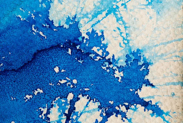 Hires közelről víz színű festés akvarell papír textúra Jogdíjmentes Stock Képek