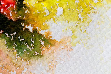 su renk resim üzerine suluboya kağıt dokusu kadar Hires kapatın 