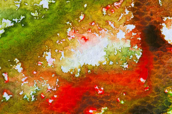 Hires close up water color painting on watercolor paper texture — Stock Photo, Image