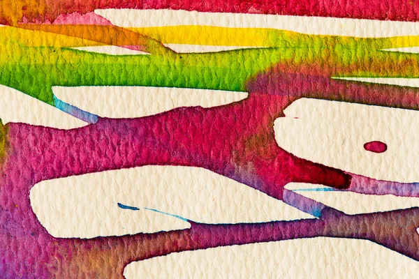 Contrata cerca de pintura de acuarela en textura de papel de acuarela —  Fotos de Stock