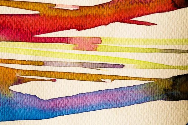 Нанимает крупным планом акварельную окраску бумажной текстуры — стоковое фото