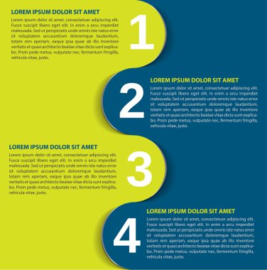 Vektör arka plan şablonu adımlarla