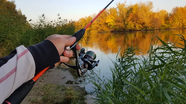 Pesca Fiação Rio — Fotografia de Stock