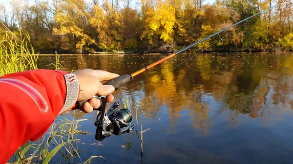 Pesca Para Spinning Río —  Fotos de Stock