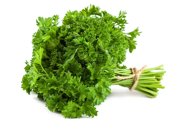 Bunch fresh parsley on white background — Stock Photo, Image