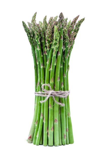 Asperges geïsoleerd op witte achtergrond — Stockfoto