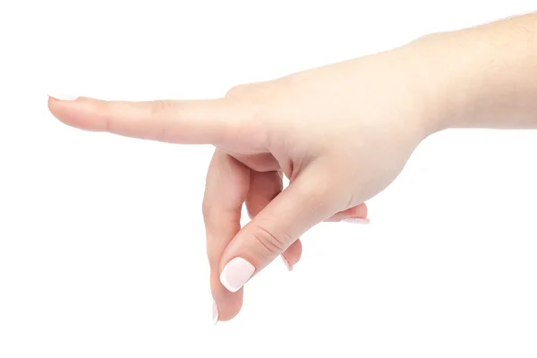 Weibliche Hand mit schöner Maniküre. — Stockfoto