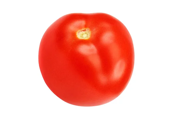 Gałąź Świeżego Czerwonego Pomidora Izolowana Białym Tle — Zdjęcie stockowe