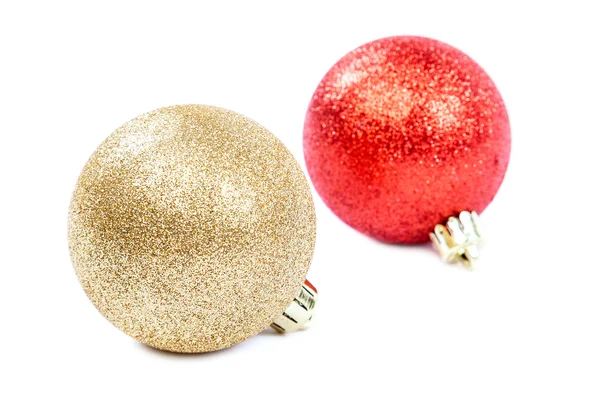 Christmas balls isolated on a white background. — Stock Photo, Image