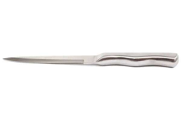 Cuchillo de metal sobre fondo blanco. —  Fotos de Stock