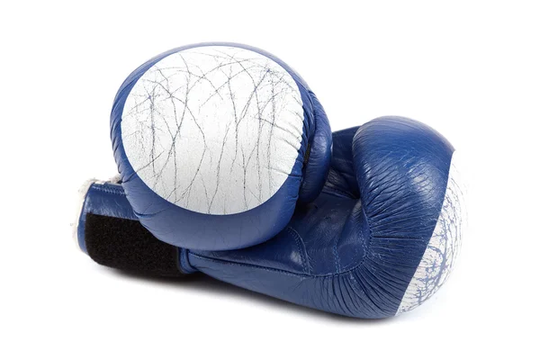 Boxing gloves and bandages on a white background. — Stock Photo, Image