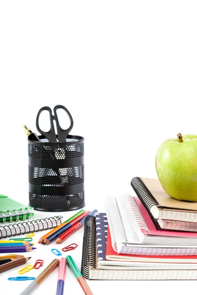 Material escolar e de escritório. De volta à escola . — Fotografia de Stock