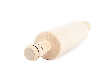 Yuvarlanan pin beyaz arkaplanda izole edildi.