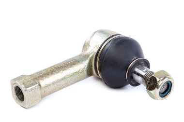 Tie rod end car. Tip of steering traction clipart