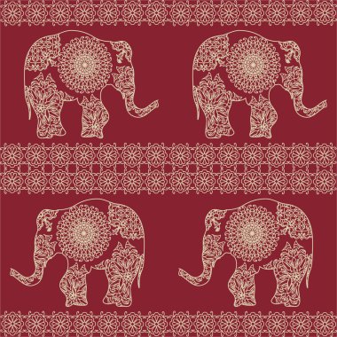 Fil Dikişsiz tek renkli desen