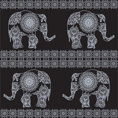 Fil Dikişsiz tek renkli desen