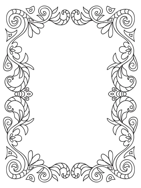 Dekoratif boyama çerçeve çiçek
