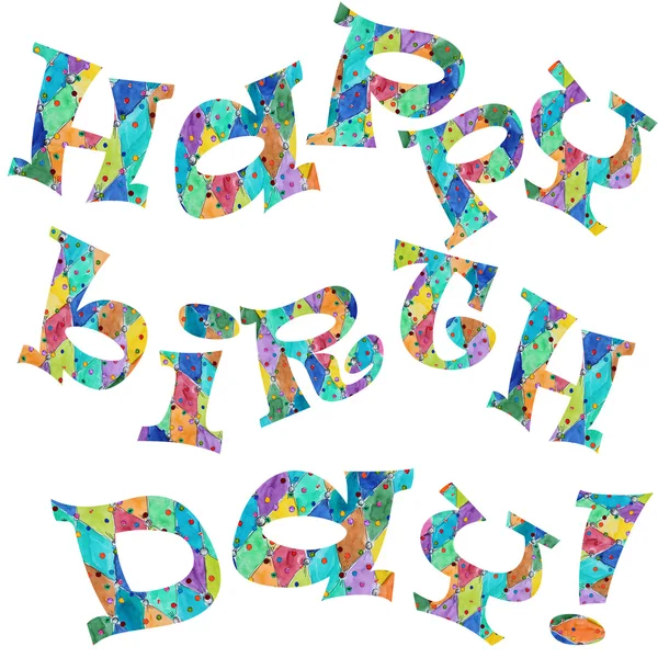 Happy Birthday greeting card — Stock Photo, Image