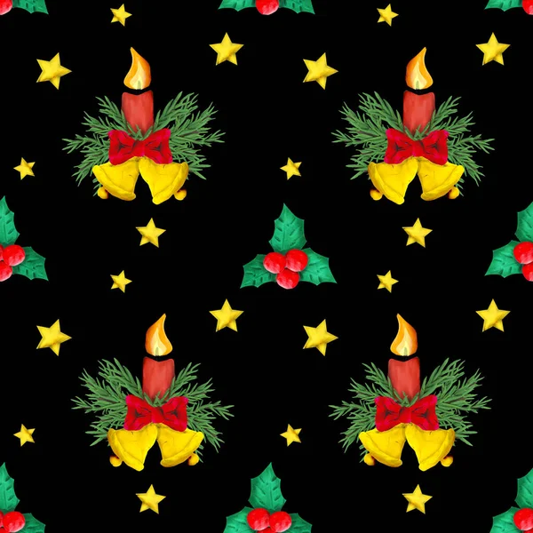 Plastilina Inconsútil Navidad Vacaciones Patrón Inconsútil Colorido — Foto de Stock