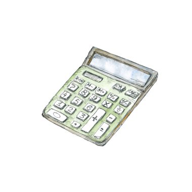 Beyaz üzerine izole edilmiş okul simgelerine parlak suluboya