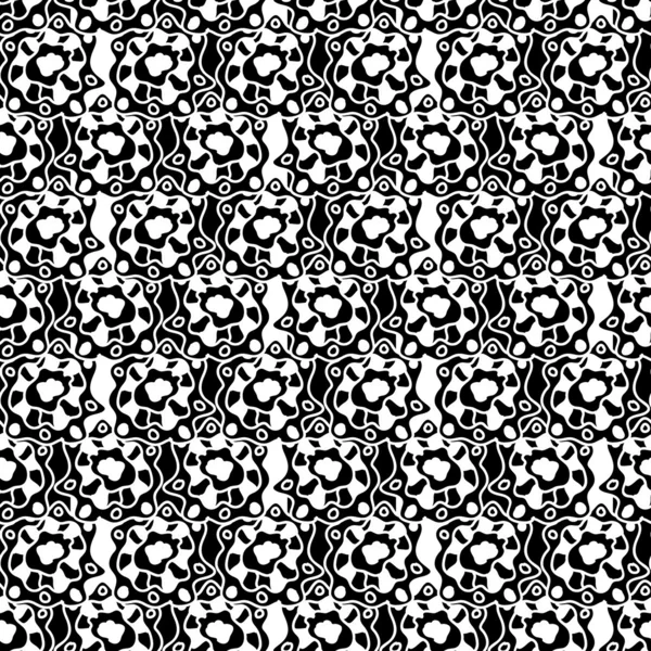 Floral Monochrome Seamless Pattern — Stock Photo, Image