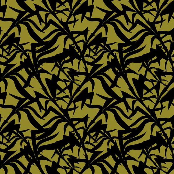 Bambusblätter nahtloses Muster — Stockfoto