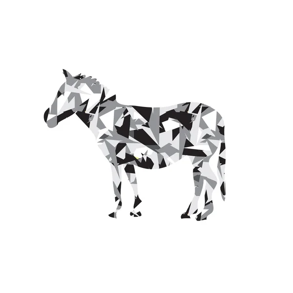 Logo zebra — Foto Stock
