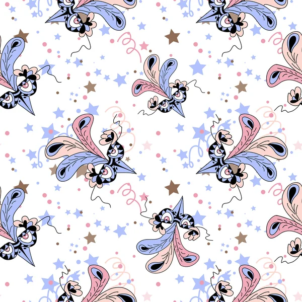 Carnival Masks Seamless Pattern — Stock Photo, Image