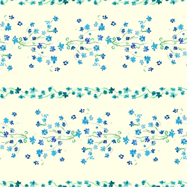 Цветочный узор акварельной лаванды — стоковое фото