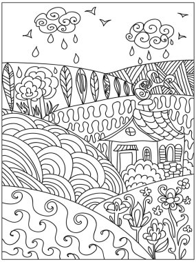 Yatay zentangle