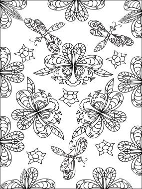 Yusufçuk zentangle