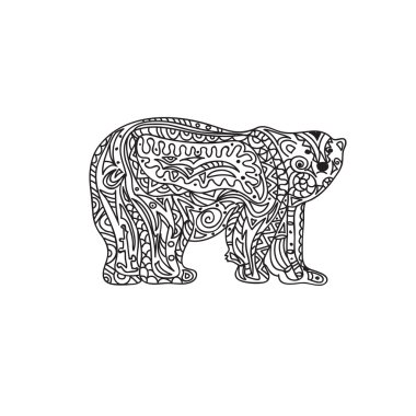 Kutup ayısı zentangle