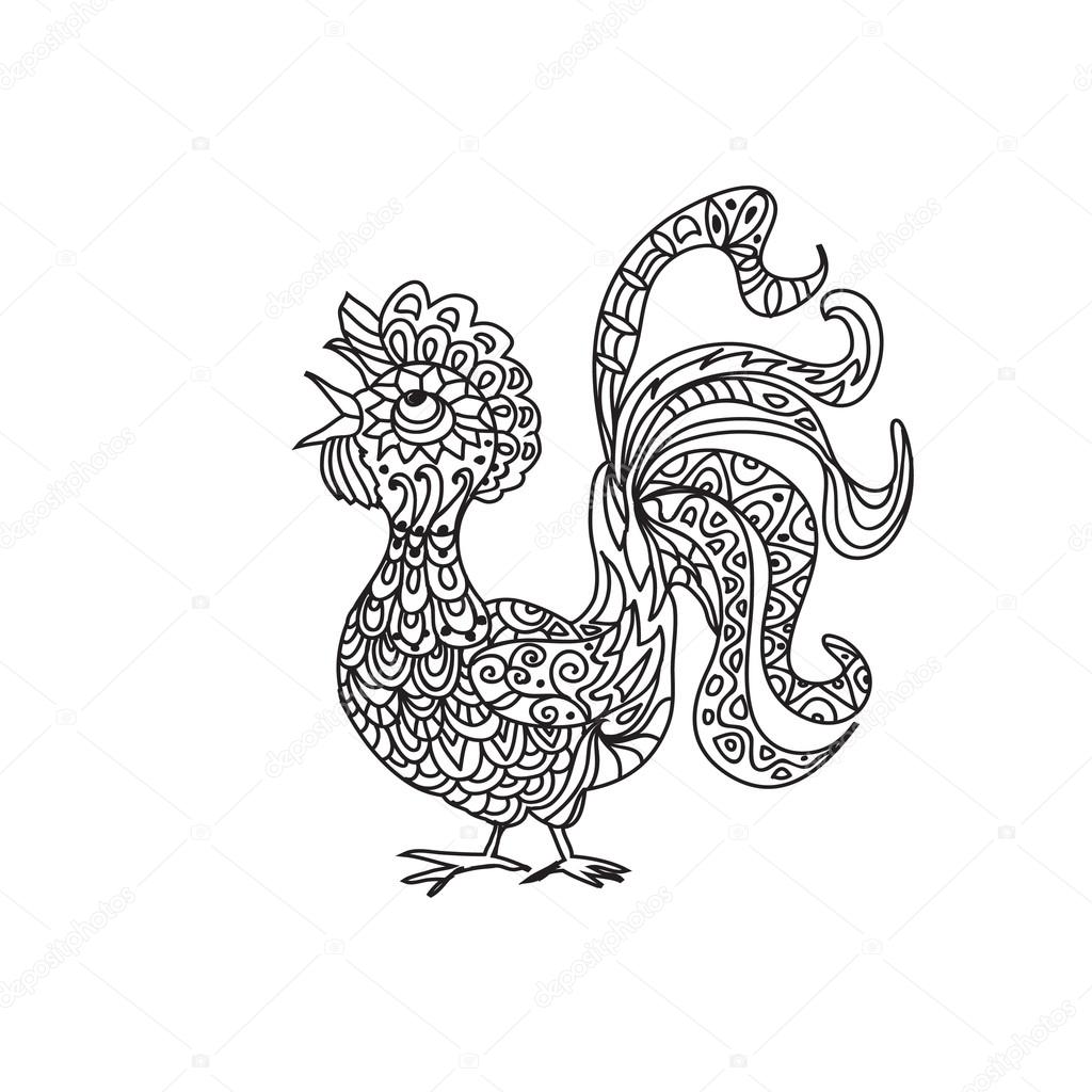 Imagens de Hen coloring sem royalties | DepositPhotos, image size:1024x1024