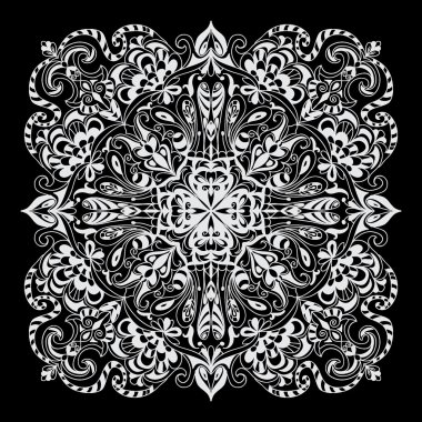 Soyut mandala zentangle