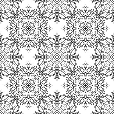 Soyut kar taneleri seamless modeli