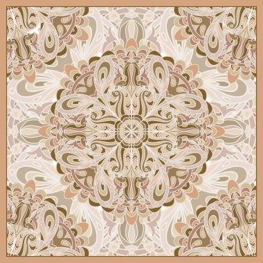 Dekoratif eşarp bandana Kraliyet desen