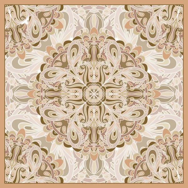 Dekorativer Schal Bandana Royal Muster — Stockfoto