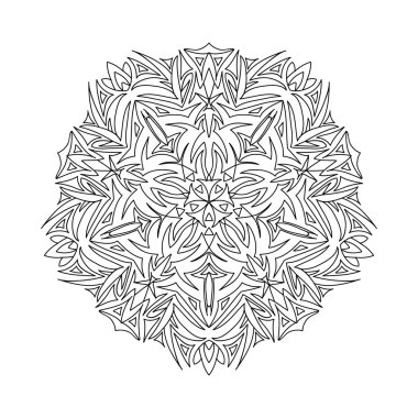 Soyut mandala öğesi