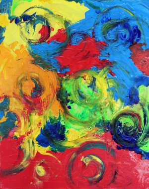 Soyut Boyama Arkaplanı