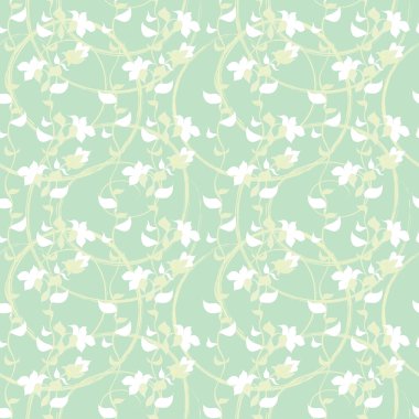 Soyut çiçek Dikişsiz desen bahar