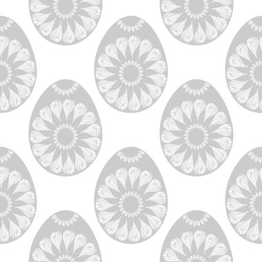 Paskalya yumurta tek renkli seamless modeli