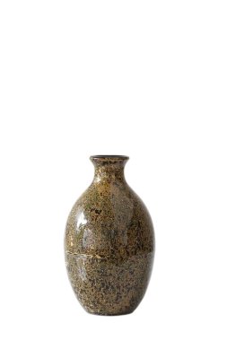 Beyaz arka plan üzerinde izole antika vernik vazo