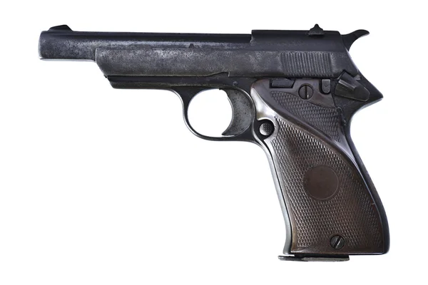 Old gun isolated on white background — Stock Photo, Image