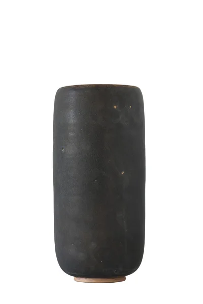 孤立的白色背景上的古董陶瓷罐 — 图库照片
