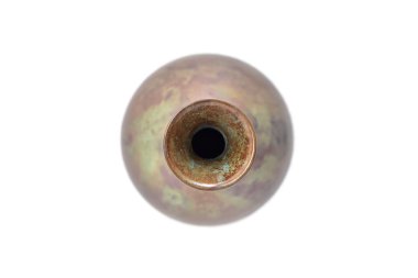 Small antique bronze vase (Top View)