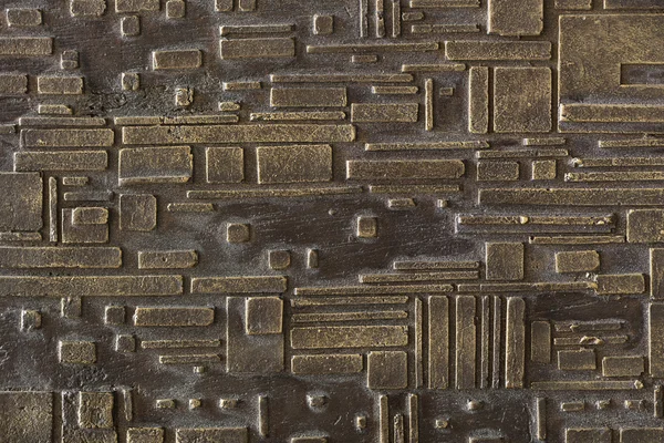 Edge pattern bronze texture — 图库照片