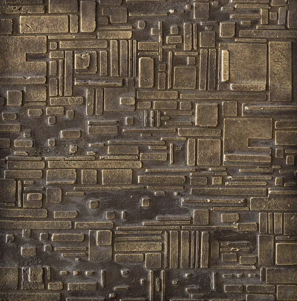 Edge pattern bronze texture — Stock Photo, Image